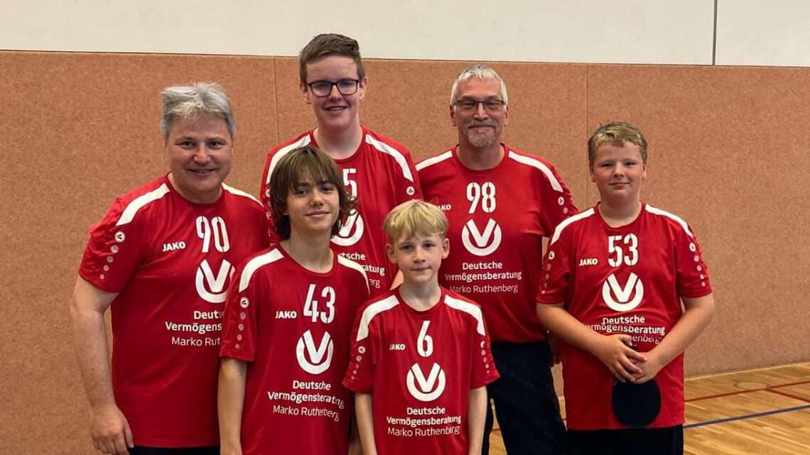 Tischtennis-Action beim Dorf- und Sportfest in Kalkhorst!